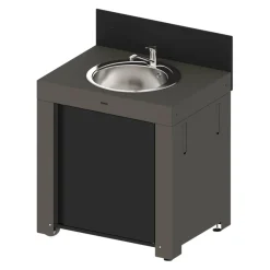 ENO Planchas Abwaschbeckenmodul Eno grau, schwarz Sale