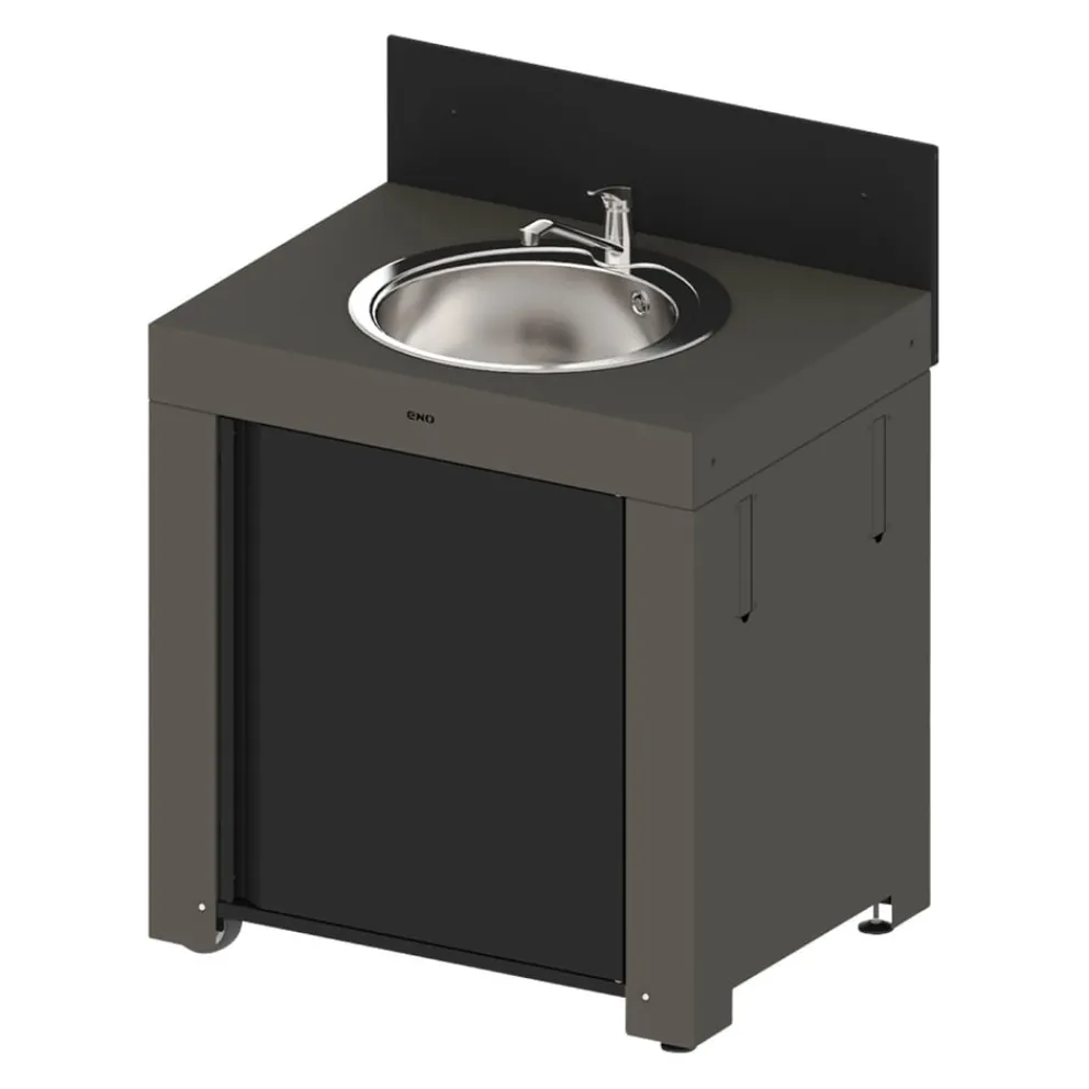 ENO Planchas Abwaschbeckenmodul Eno grau, schwarz Sale