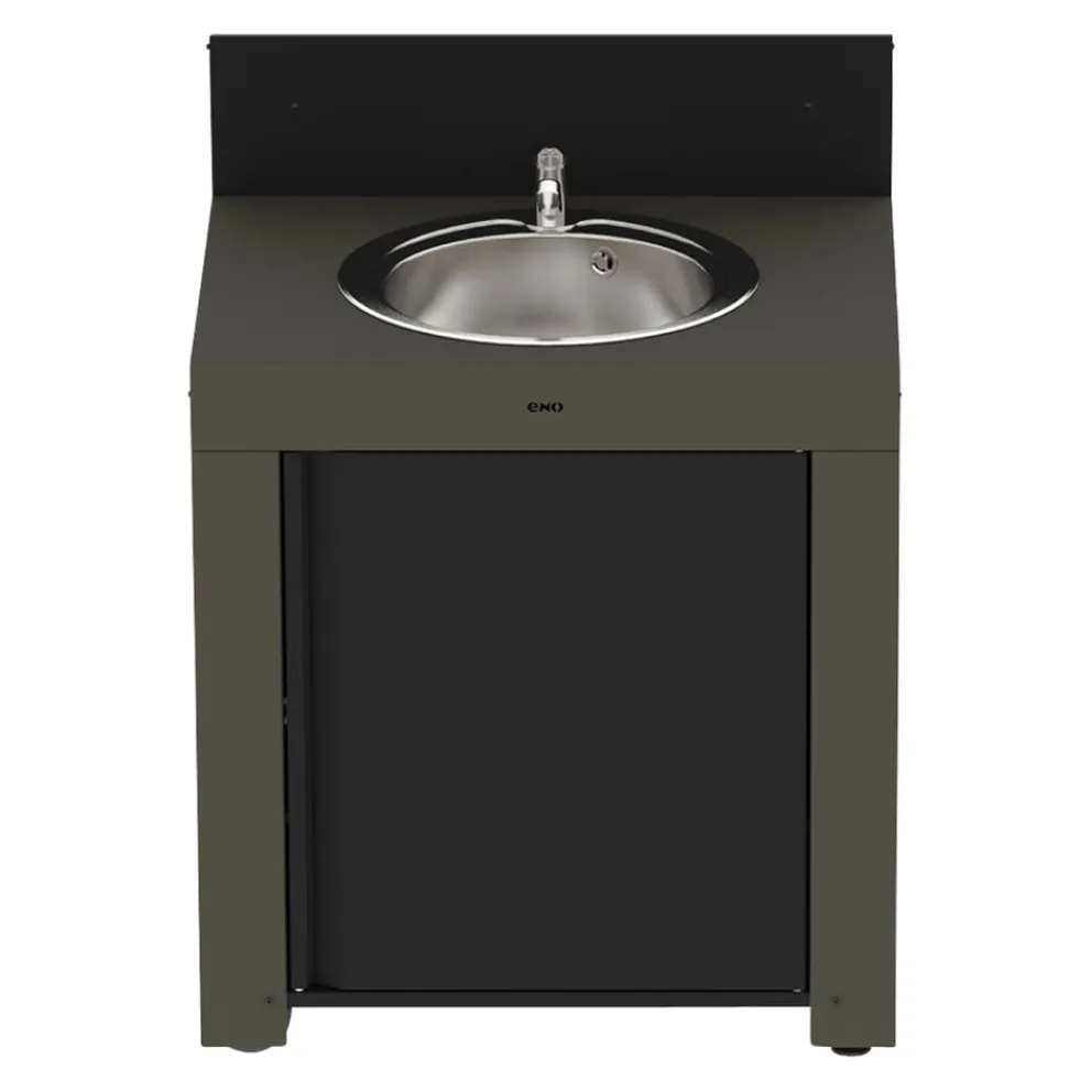 ENO Planchas Abwaschbeckenmodul Eno grau, schwarz Sale