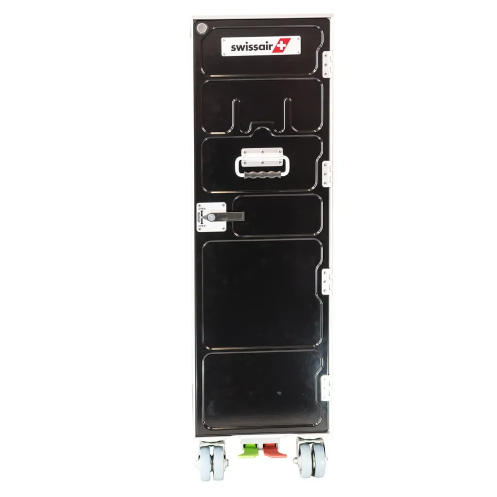 Aviatik-Shop Airline Trolley Swissair schwarz, silber Outlet
