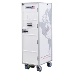 Aviatik-Shop Airline Trolley Swissair silber, weiss Discount