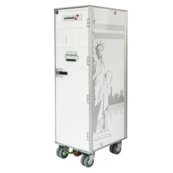 Aviatik-Shop Airline Trolley Swissair silber, weiss Sale