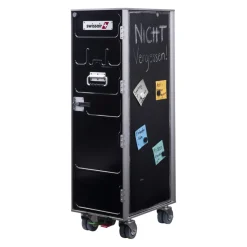 Aviatik-Shop Airline Trolley Swissair schwarz, silber