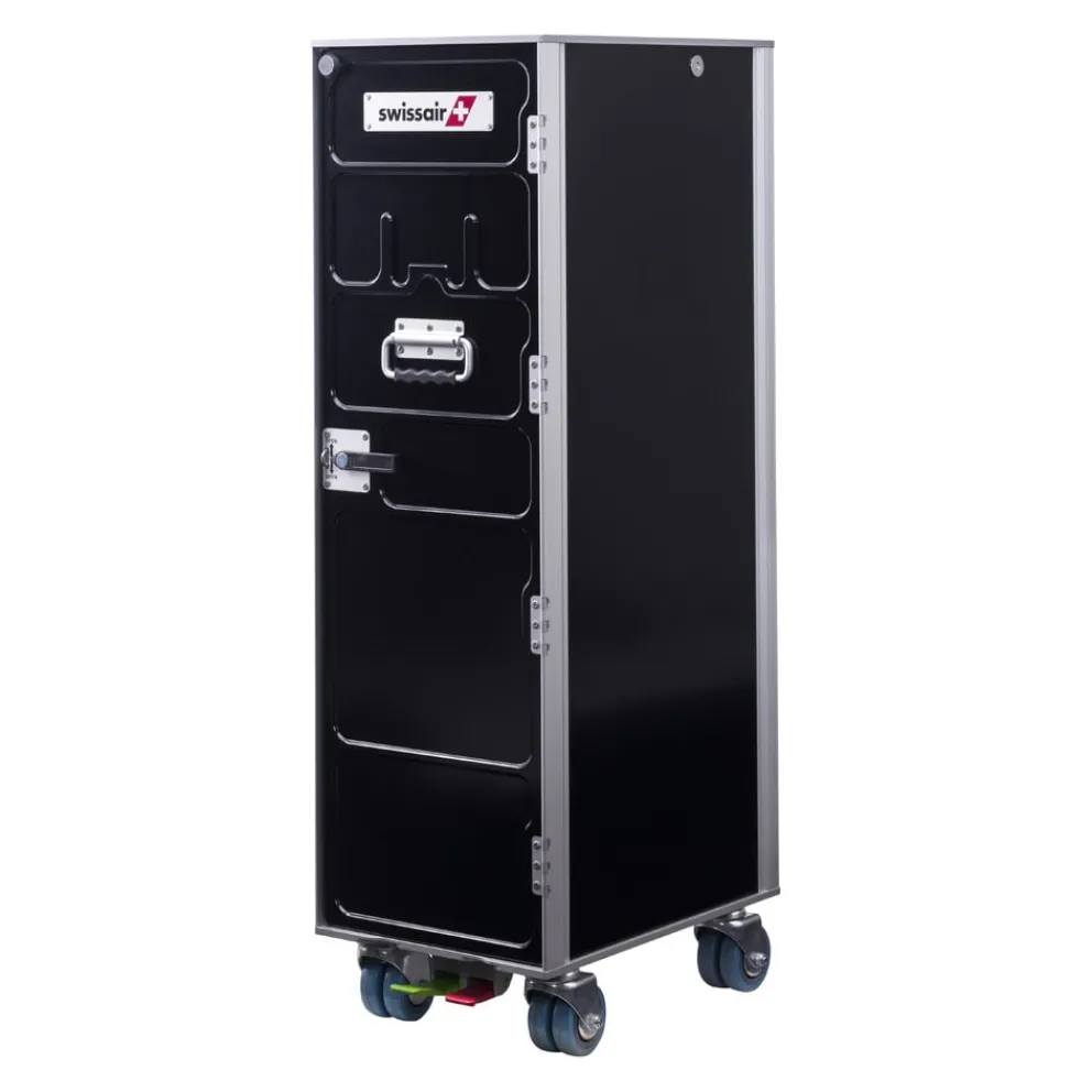 Aviatik-Shop Airline Trolley Swissair schwarz, silber Sale