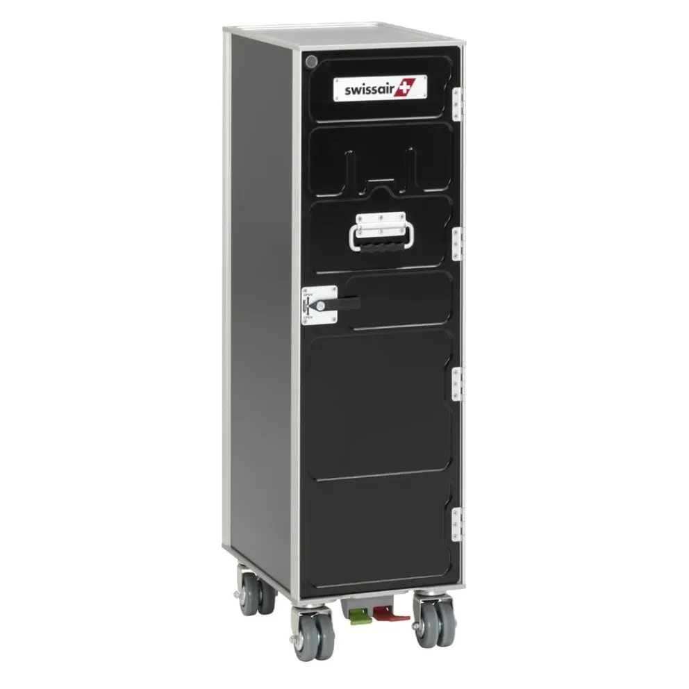 Aviatik-Shop Airline Trolley Swissair schwarz, silber Discount