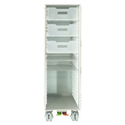 Aviatik-Shop Airline Trolley Swissair silber, weiss Hot