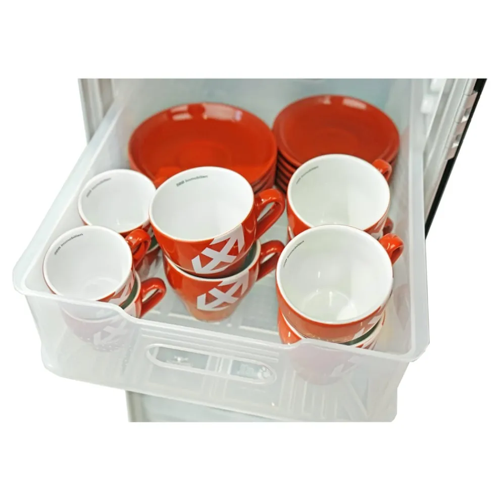 Aviatik-Shop Airline Trolley Swissair silber, weiss Hot