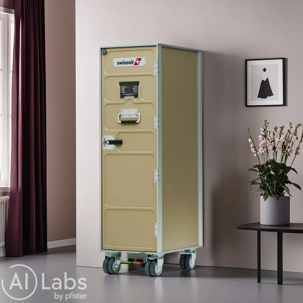 Aviatik-Shop Airline Trolley Swissair beige Hot