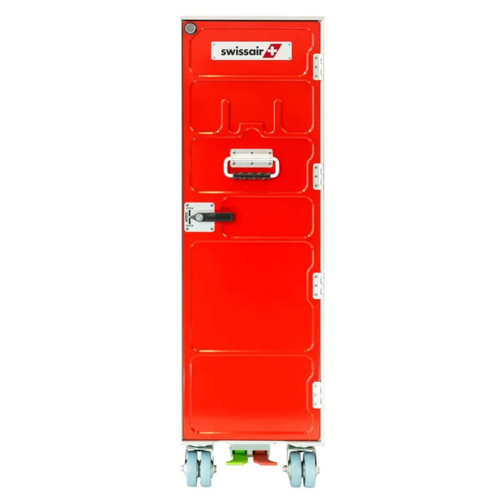 Aviatik-Shop Airline Trolley Swissair rot, silber, weiss Clearance