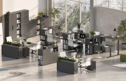 GERMANIA Aktenregal Mailand graphit New