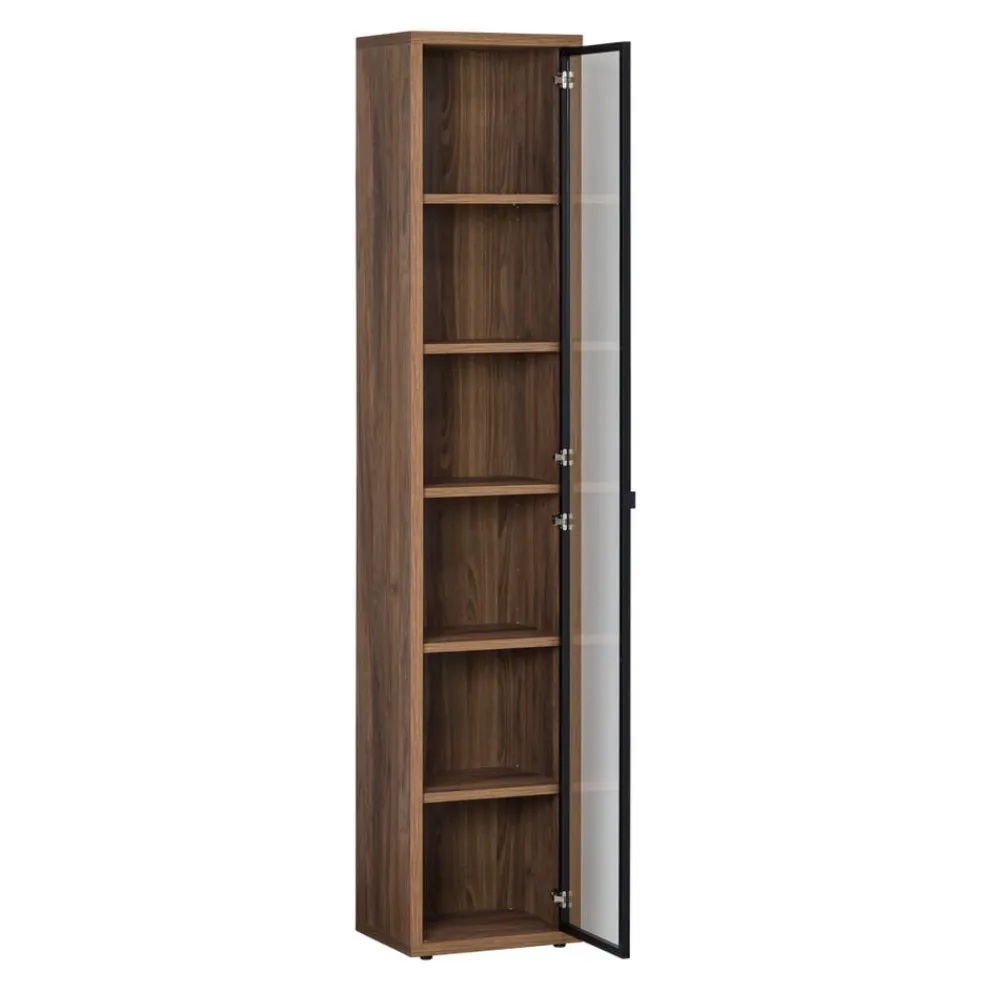Johann Jakob Aktenschrank Davinci nussbaumfarbig