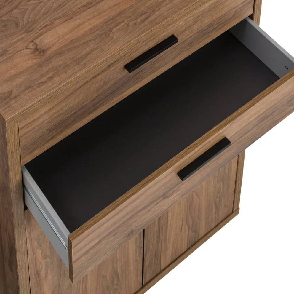 Johann Jakob Aktenschrank Davinci nussbaumfarbig New