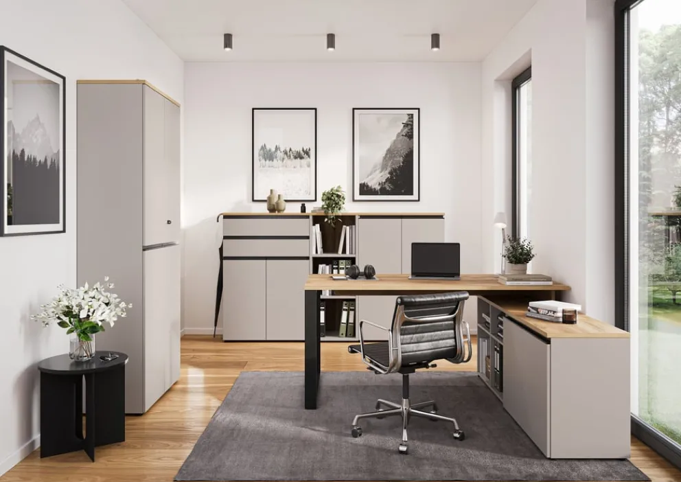 Novel Aktenschrank Deltona-105 steingrau Online