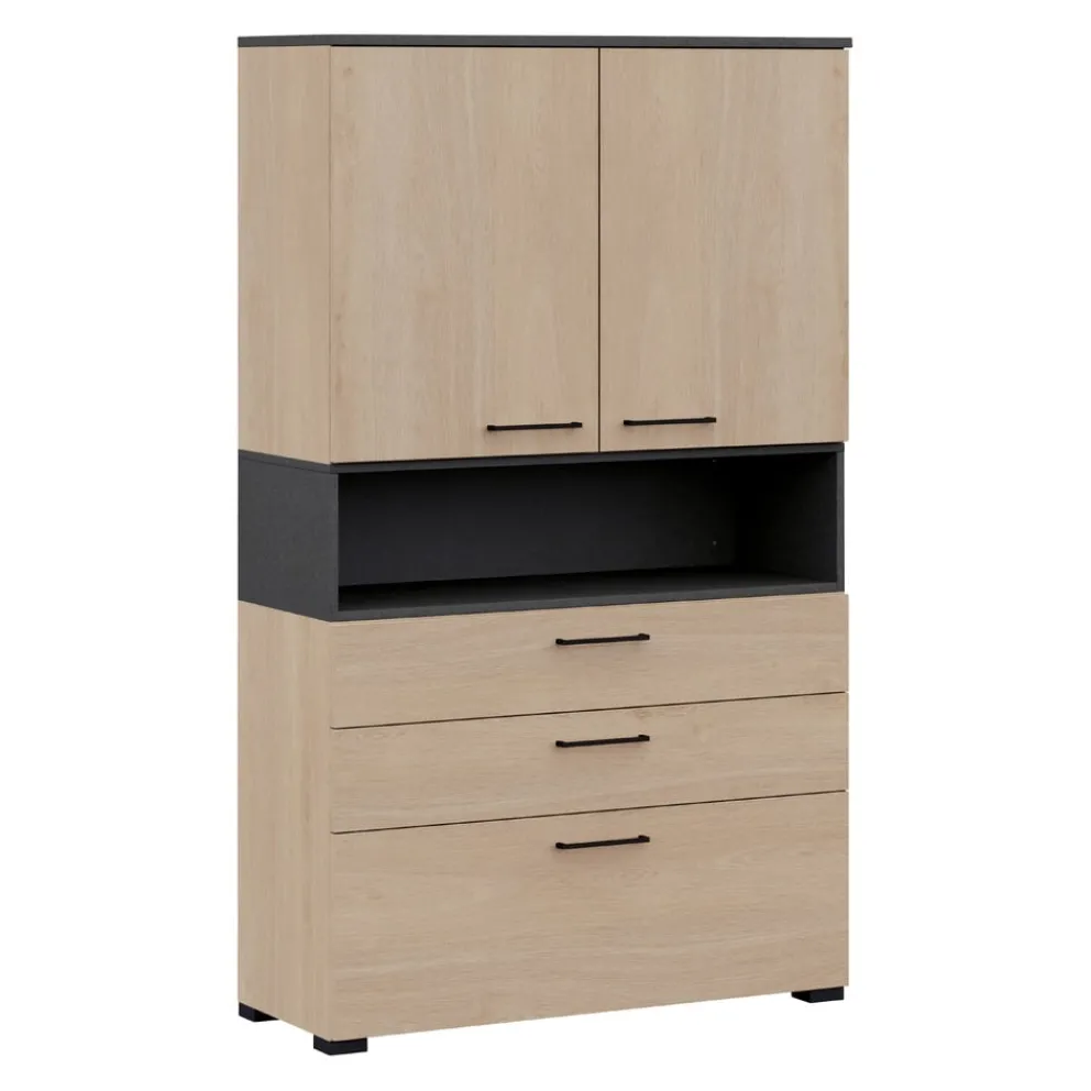 Moderano Aktenschrank Flow eichefarbig Outlet