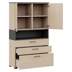 Moderano Aktenschrank Flow eichefarbig Outlet
