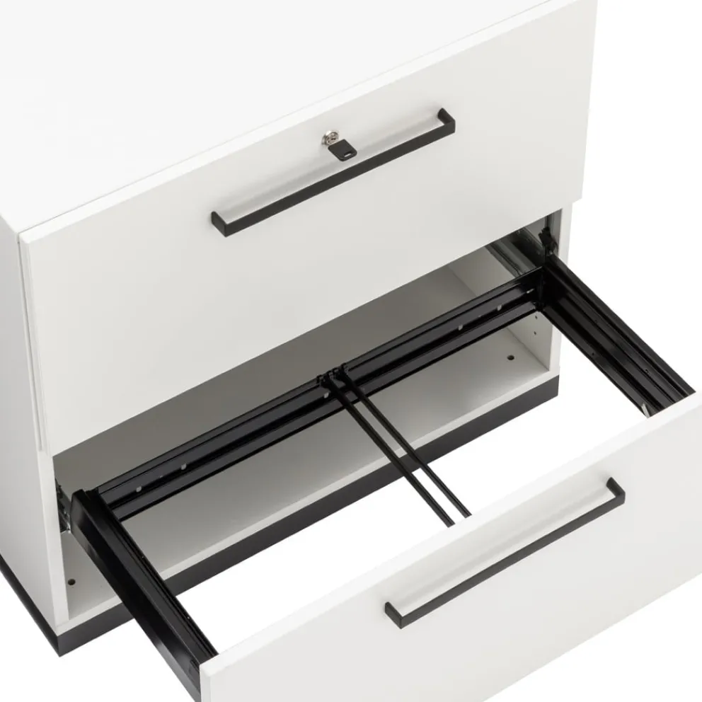Moderano Aktenschrank Objekt-Plus-105 9010 Weiss Outlet