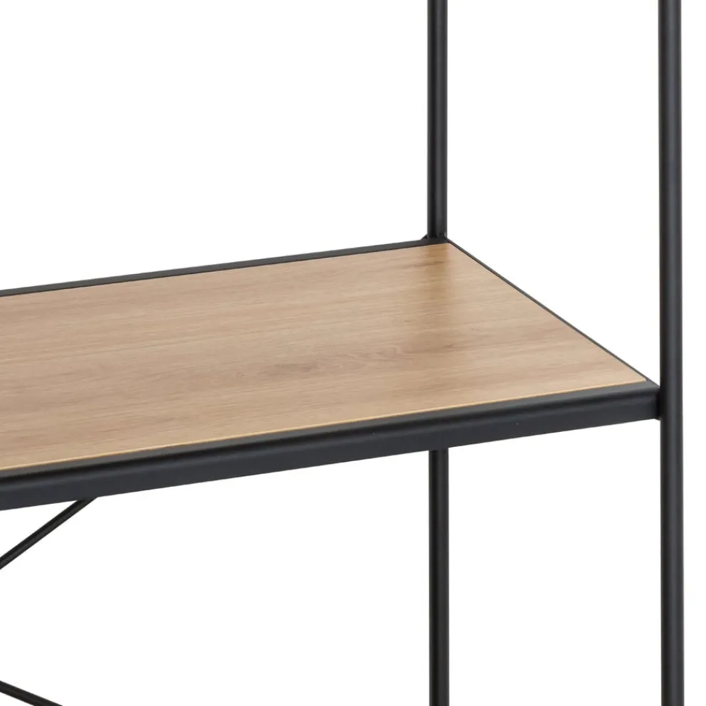 BYYU Anbauregal Rico eichefarbig, schwarz New