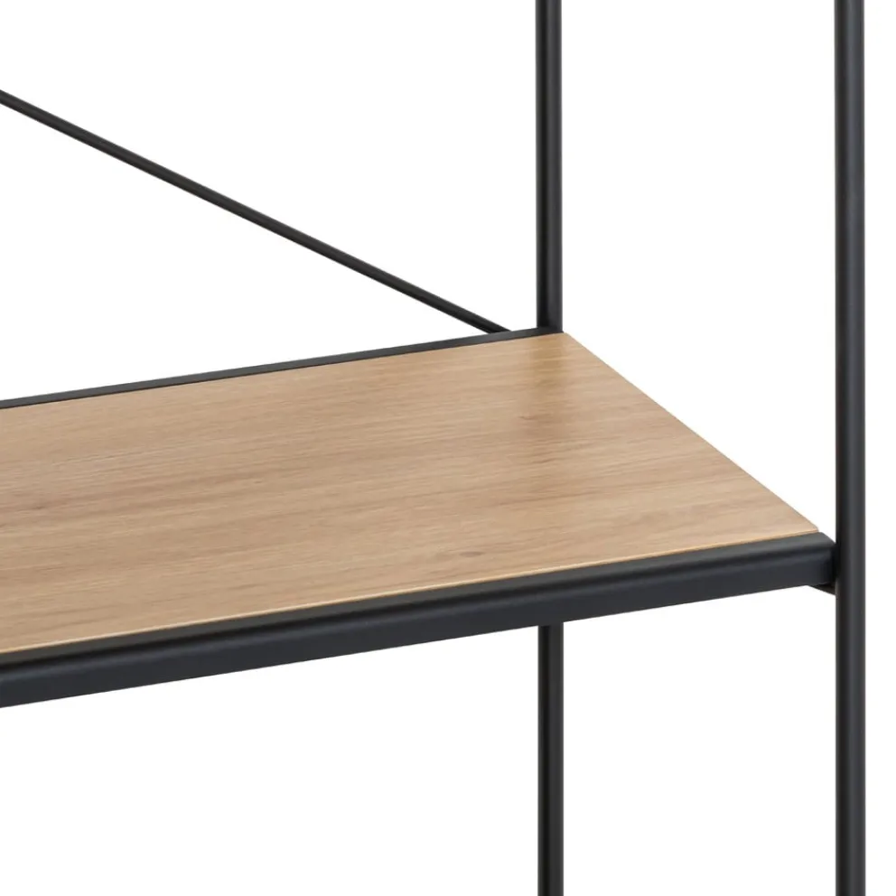 BYYU Anbauregal Rico eichefarbig, schwarz Clearance