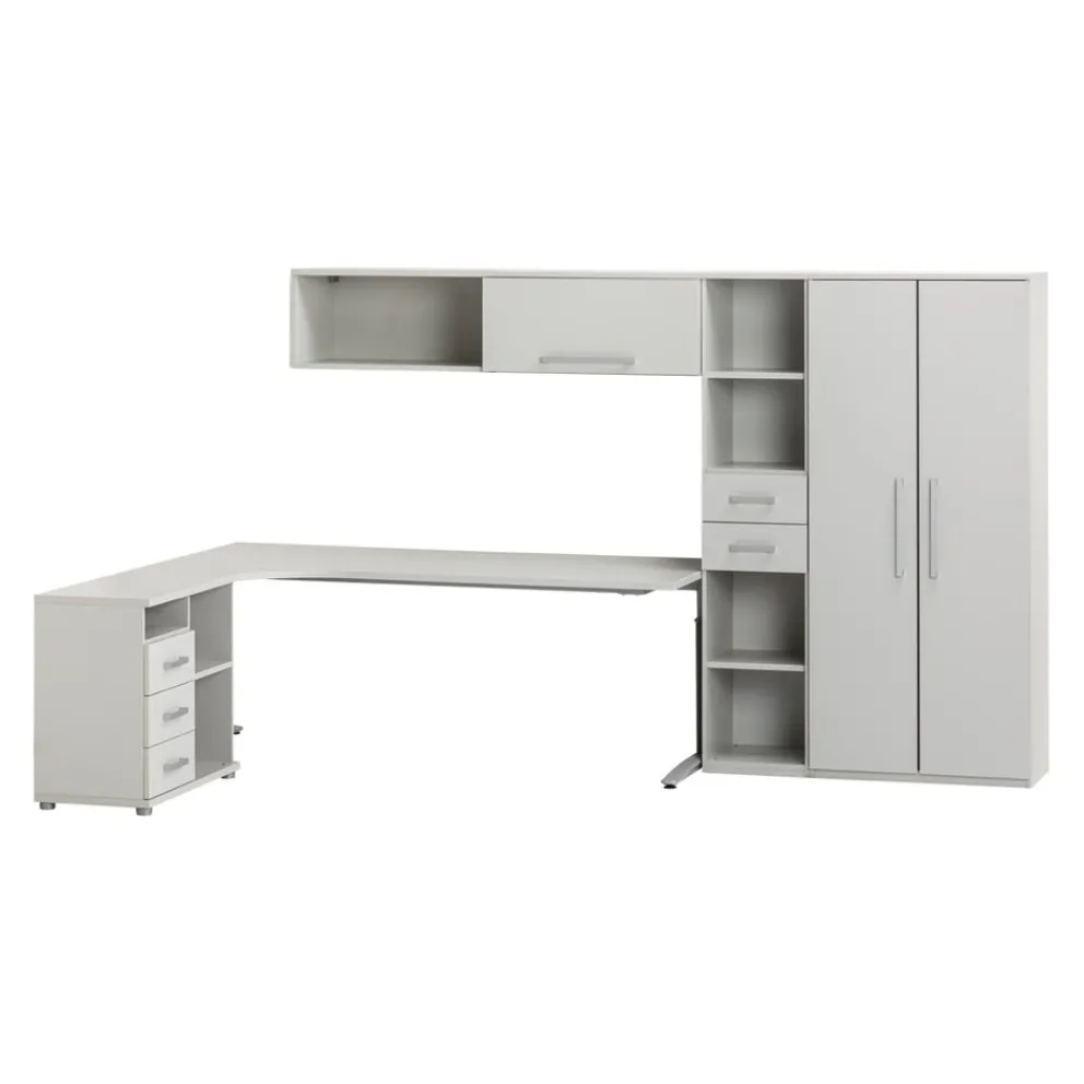 Moderano Anbautischgestell Techno-105 hellgrau Clearance