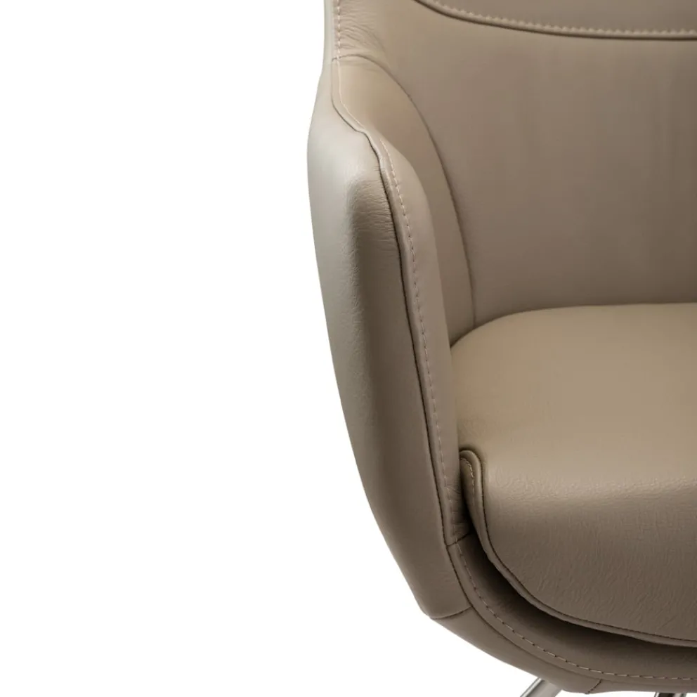 Dieter Knoll Armlehnstuhl Bristol Kat. 10 Polo, 1028 graubeige Best