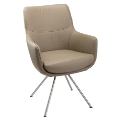 Dieter Knoll Armlehnstuhl Bristol Kat. 10 Polo, 1028 graubeige Best