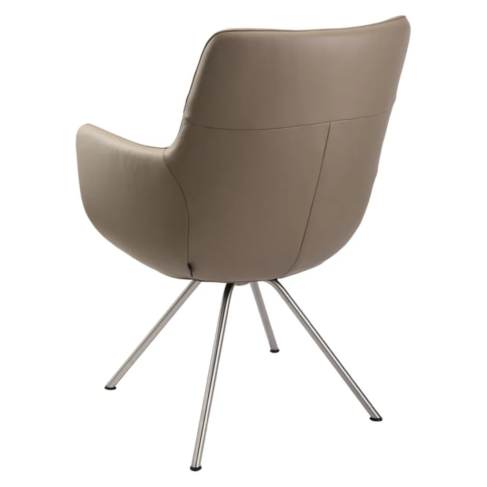 Dieter Knoll Armlehnstuhl Bristol Kat. 10 Polo, 1028 graubeige Hot