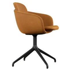 SACKit Armlehnstuhl Chair no. One S2 Black Swivel sandbraun Best