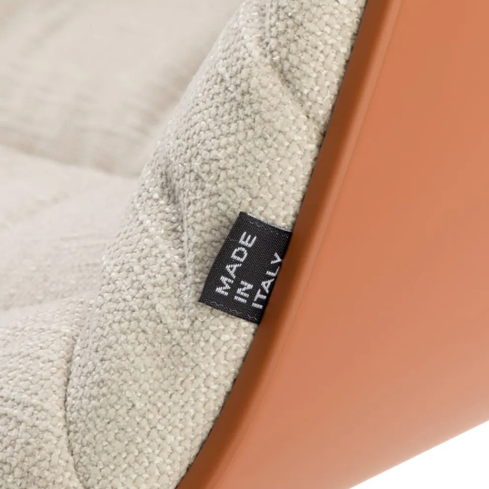 mdf italia Armlehnstuhl Flow taupe, terracotta Online