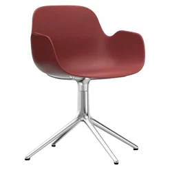 Normann Copenhagen Armlehnstuhl Form alufarbig, rot Clearance