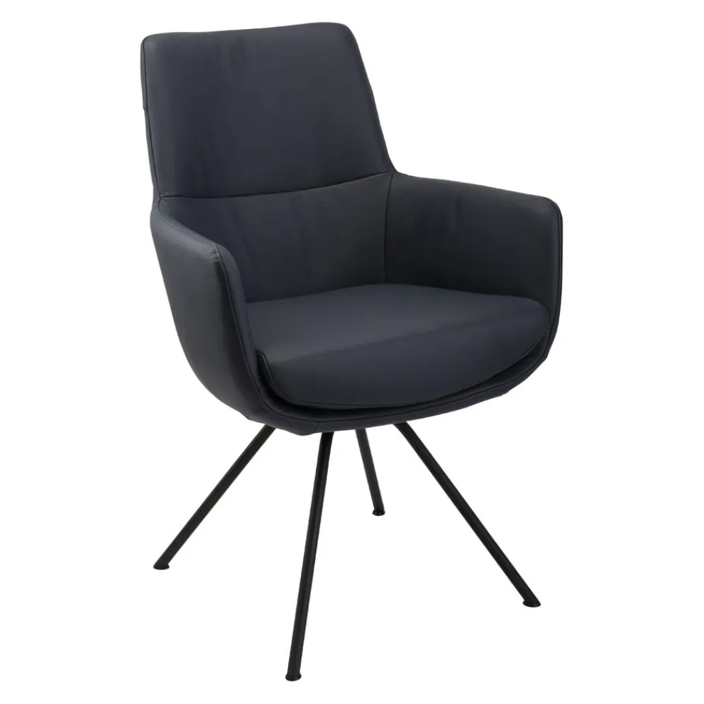 Dieter Knoll Armlehnstuhl Hampton Kat. 05 Dino, 609 dunkelblau Online
