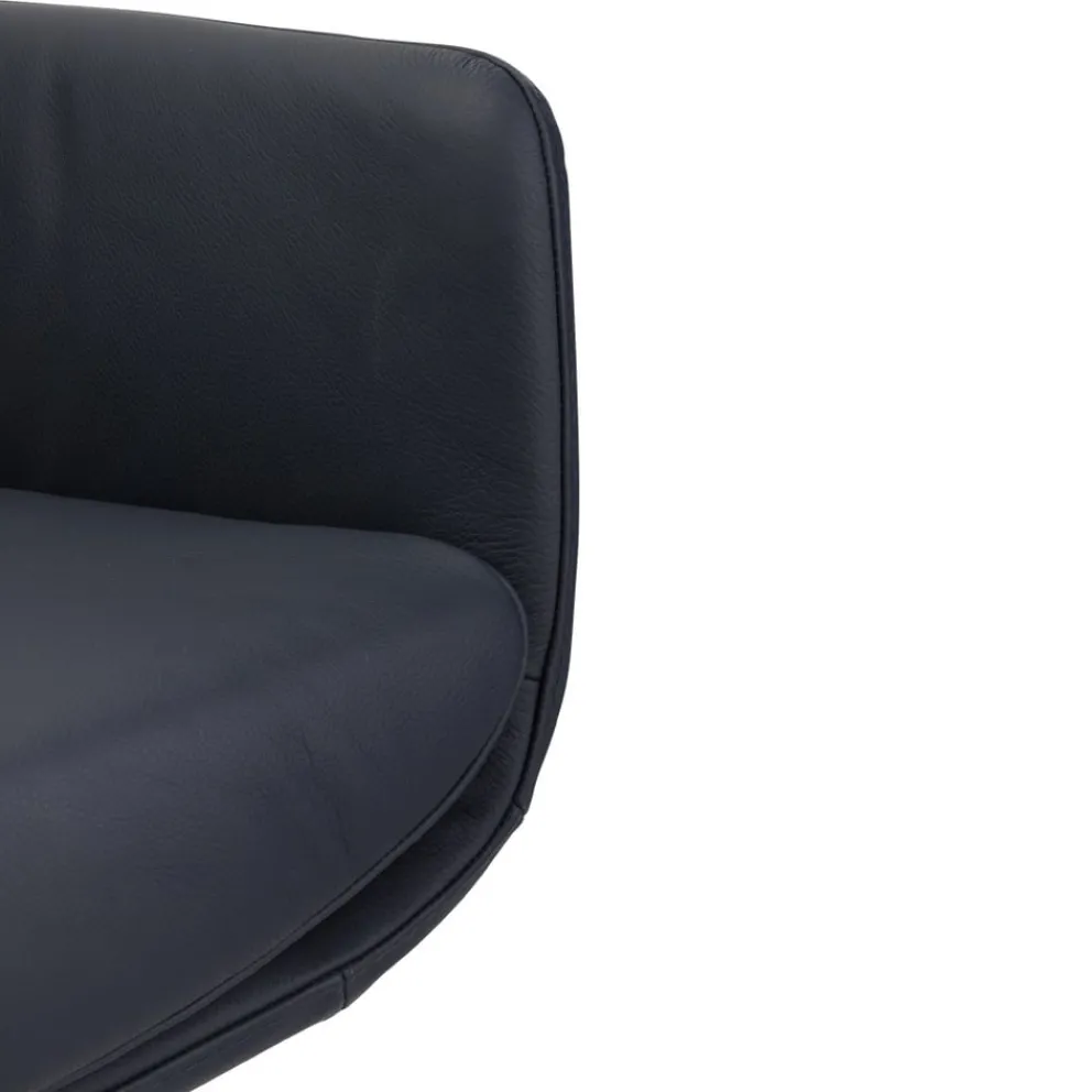 Dieter Knoll Armlehnstuhl Hampton Kat. 05 Dino, 609 dunkelblau Discount