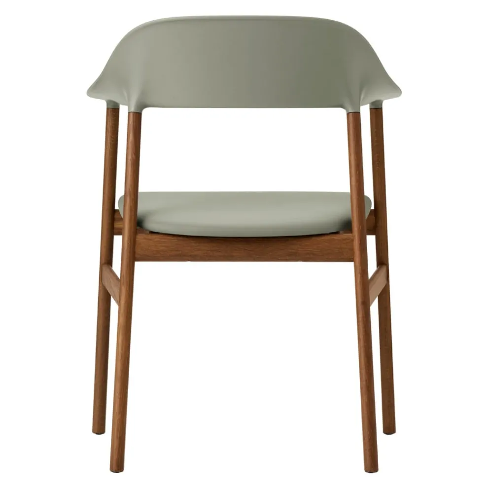 Normann Copenhagen Armlehnstuhl Herit blassgrün, eichefarbig