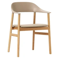 Normann Copenhagen Armlehnstuhl Herit eichefarbig, sandbraun Clearance