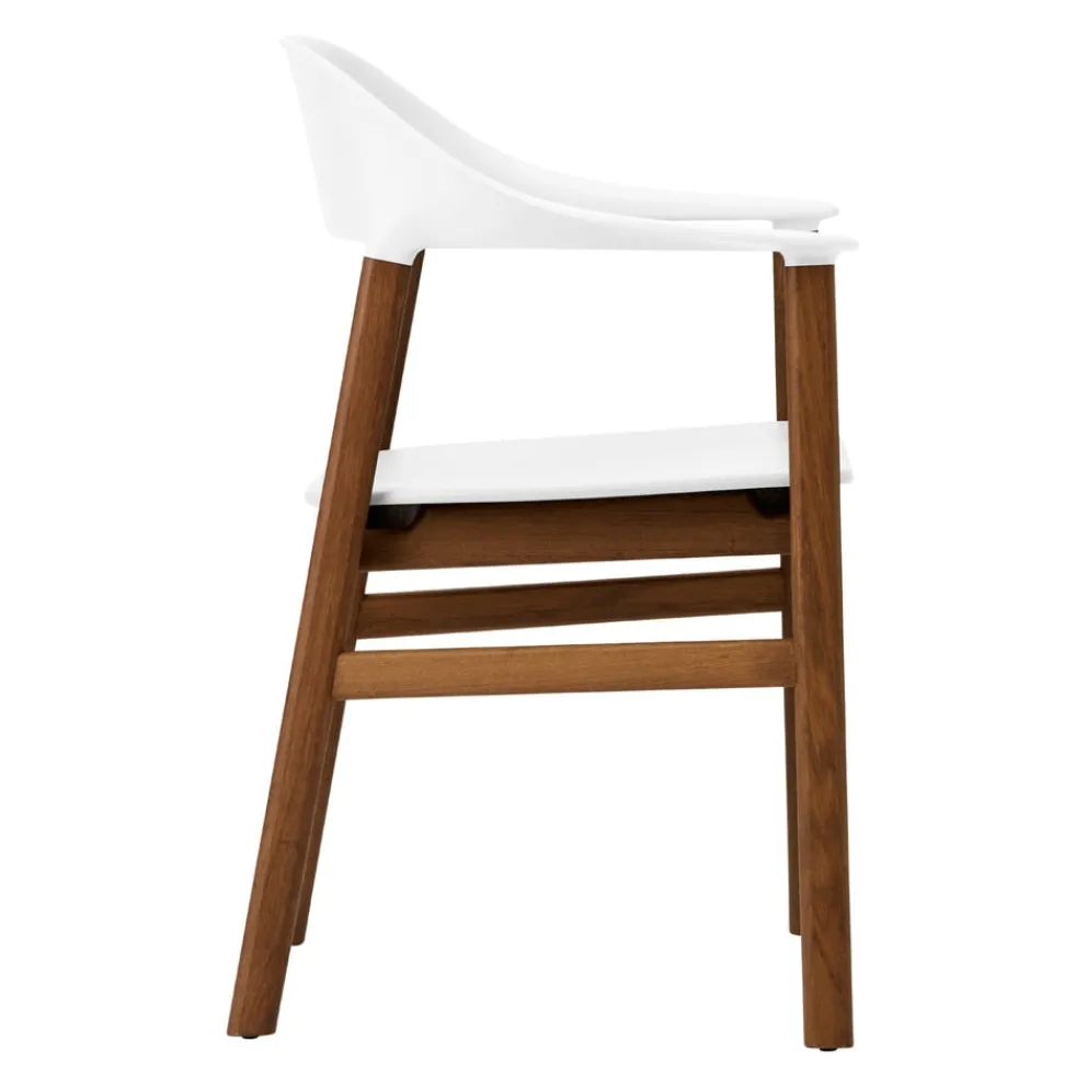 Normann Copenhagen Armlehnstuhl Herit eichefarbig, weiss Best