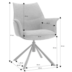Novel Armlehnstuhl Konya grün, oliv Discount