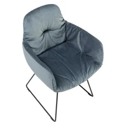 Freifrau Armlehnstuhl Leya brillantblau Best