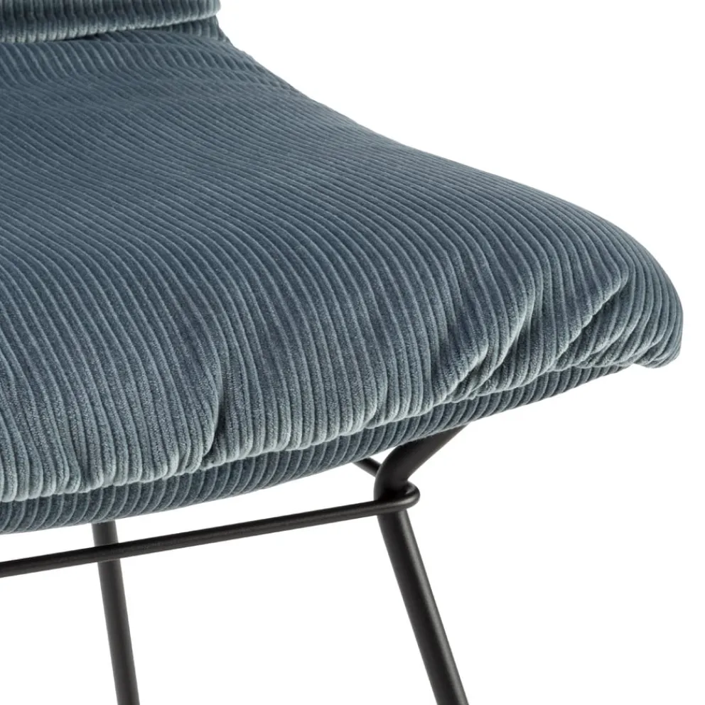 Freifrau Armlehnstuhl Leya brillantblau