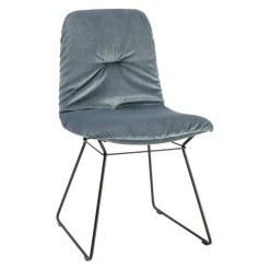 Freifrau Armlehnstuhl Leya brillantblau