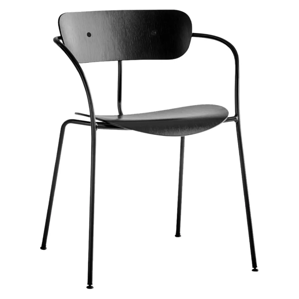 &Tradition Armlehnstuhl Pavilion Black Online