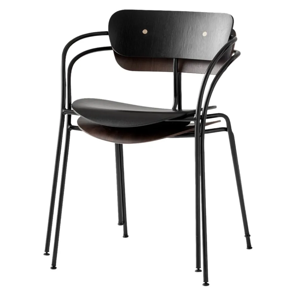 &Tradition Armlehnstuhl Pavilion Black Online