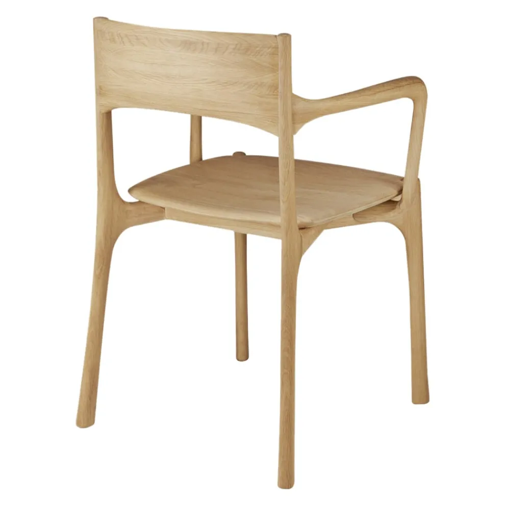 Ethnicraft Armlehnstuhl Pi braun Online