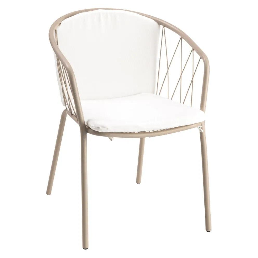 Johann Jakob Armlehnstuhl Portofino taupe Online