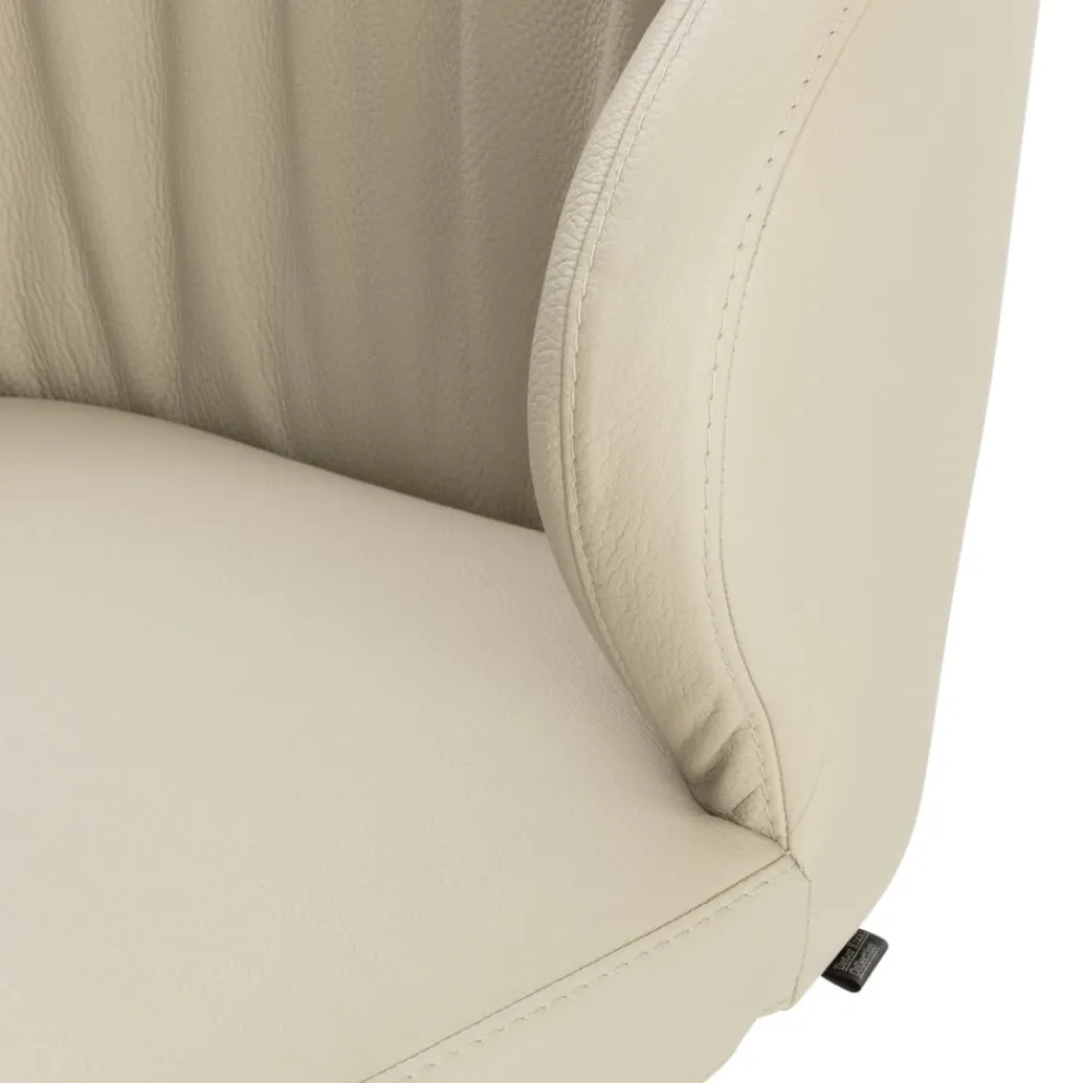 Dieter Knoll Armlehnstuhl Roxy Kat. 1 Tendens, LD2331 Latte Hot
