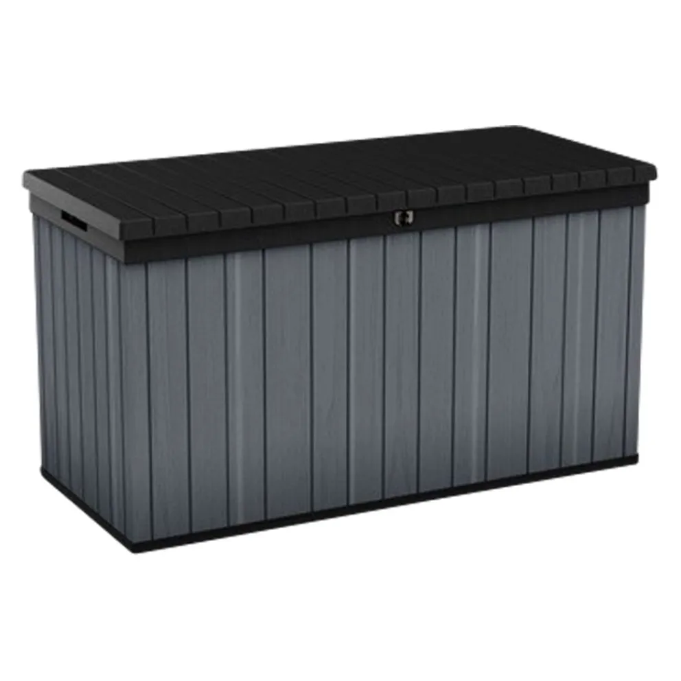 Keter Aufbewahrungsbox Darwin grau, schwarz Discount