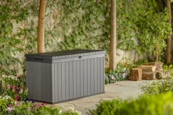 Keter Aufbewahrungsbox Darwin grau, schwarz Discount