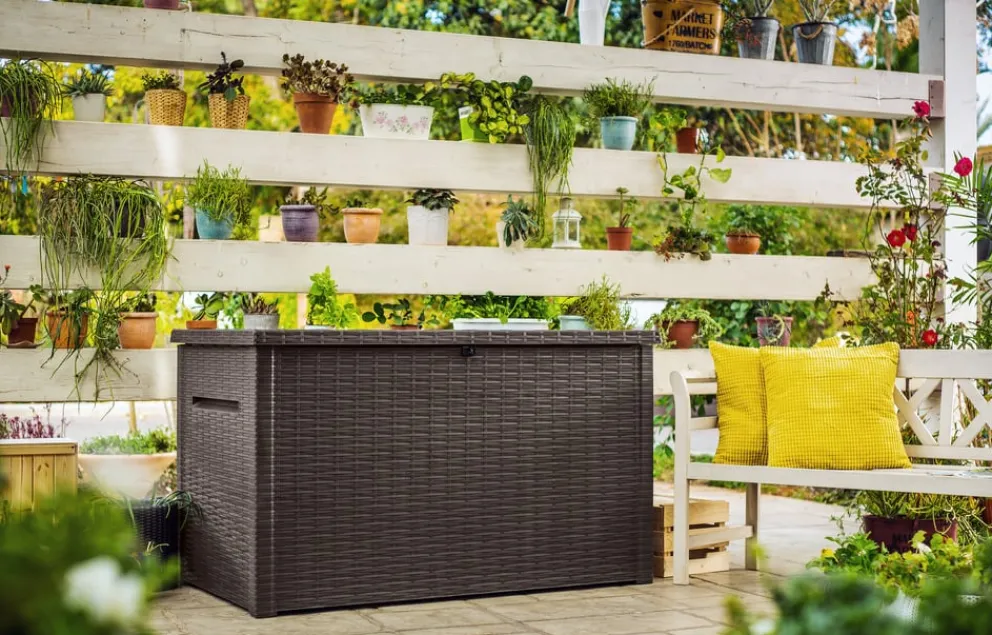 Keter Aufbewahrungsbox Ontario braun