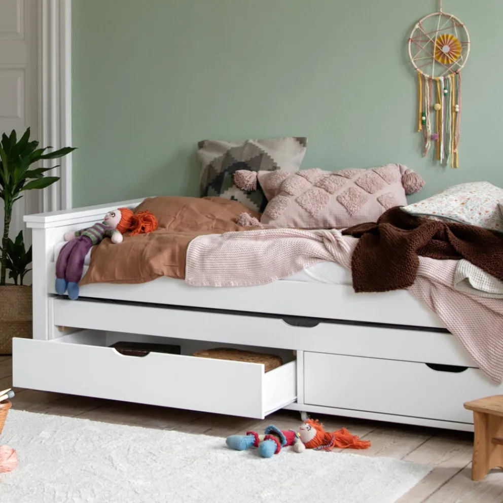 Hoppekids Ausziehbett Deluxe weiss Clearance