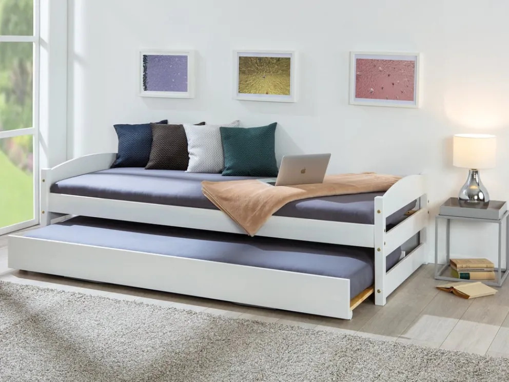 MID.YOU Ausziehbett Vindas weiss Clearance