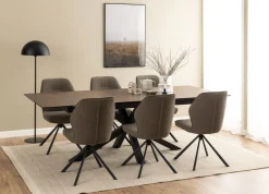 MID.YOU Ausziehtisch Heaven braunrot New