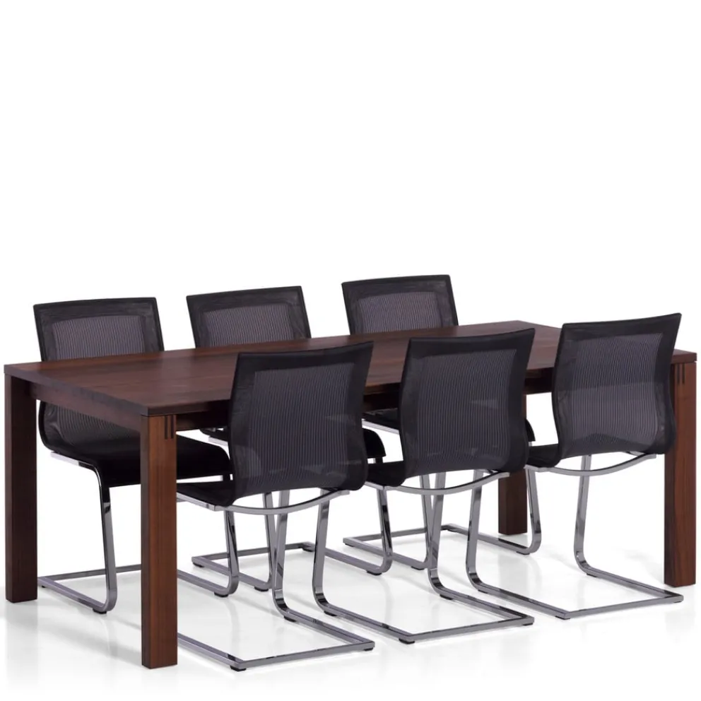 TEAM 7 Ausziehtisch Magnum nussbaumfarbig Clearance